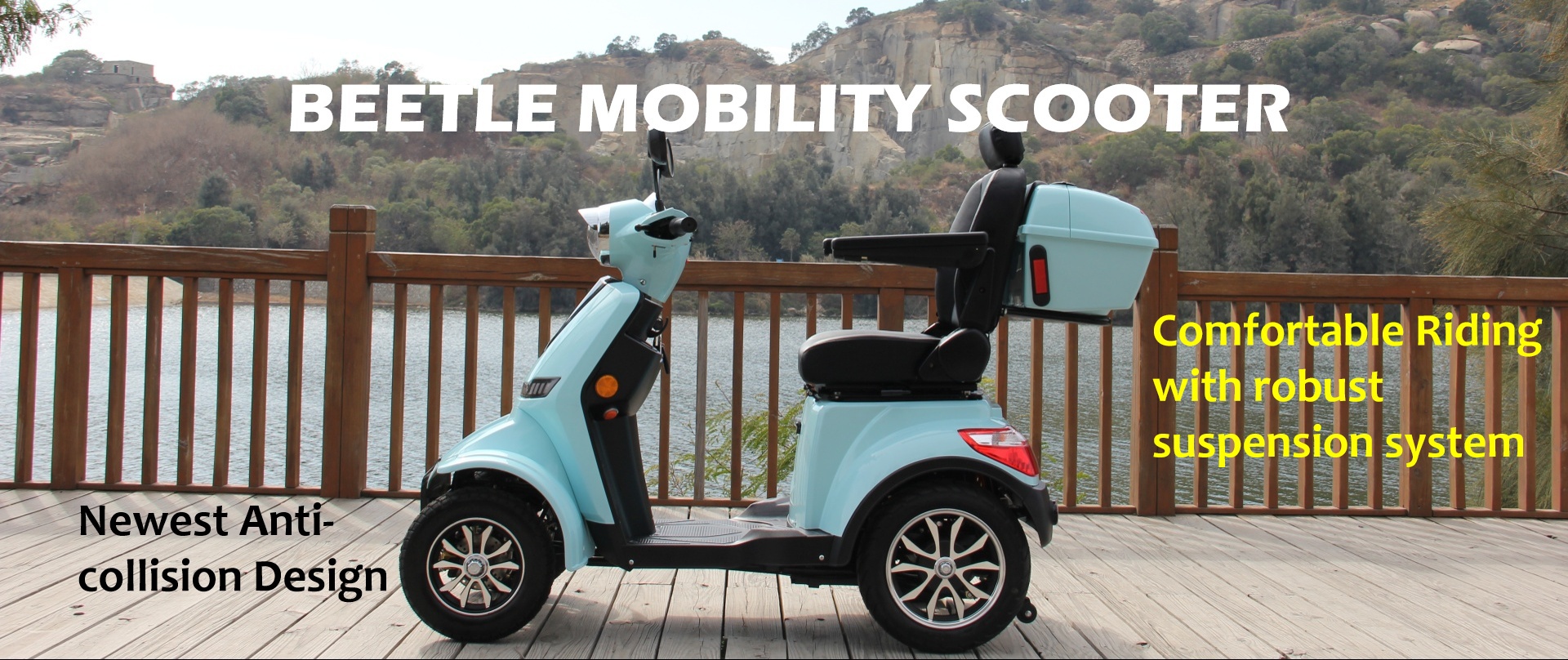 4 wheel mobility scooter for elderly